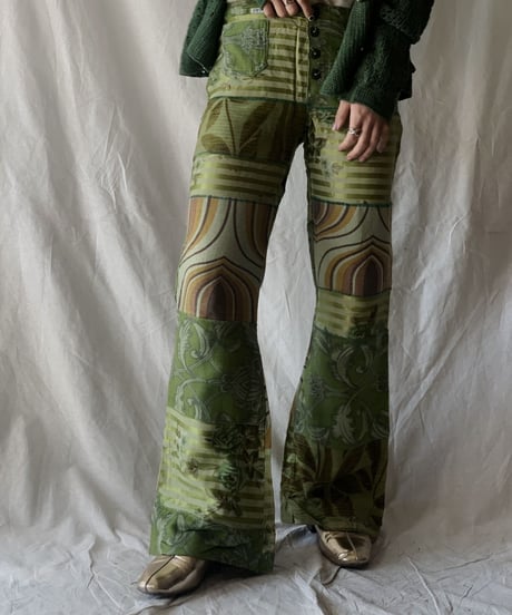 【USED】Patchwork Pants/210217-040