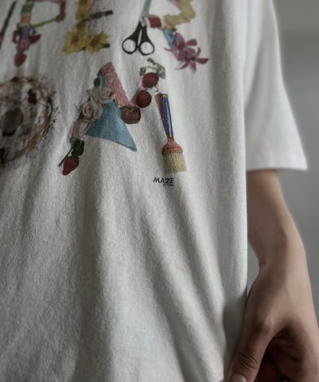 【USED】 Short Sleeved T-shirt "Super Mom" / 220625-002