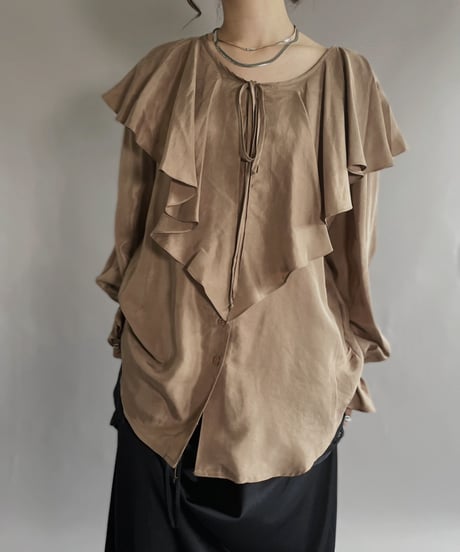 【USED】  Silk Shirt / 221015-001