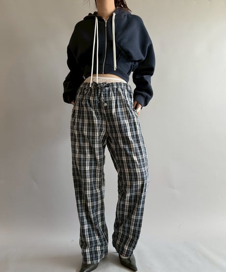 【USED】  Tommy Hilfiger Check Pattern Pajama Pants / 251002-008
