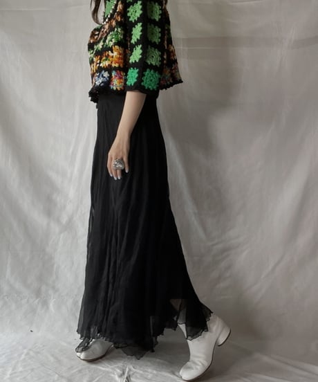 【RE;CIRCLE】 RE Granny Knit Top⑤/211014-005