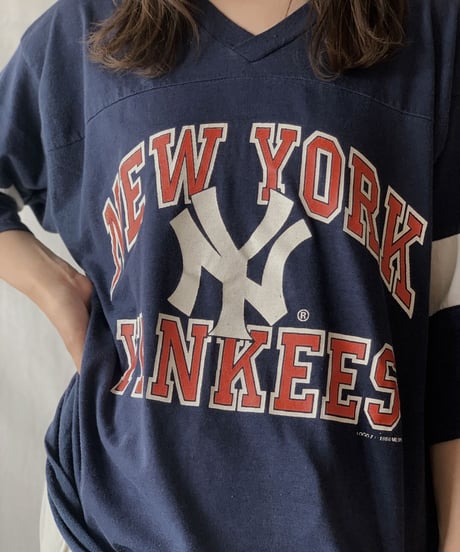 【USED】S/S T-shirt NEW YORK YANKEES ② /210602-016