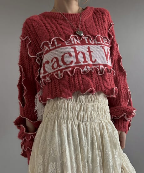 【RE;CIRCLE】 RE Mellow Knit × Soccer Muffler Set up + Tie/ 251127-012