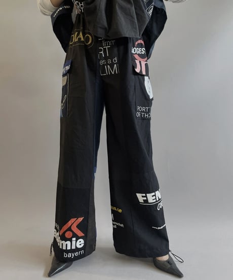 【RE;CIRCLE】RE Eco-Friendly Bag Cargo Pants Black / 230828-005