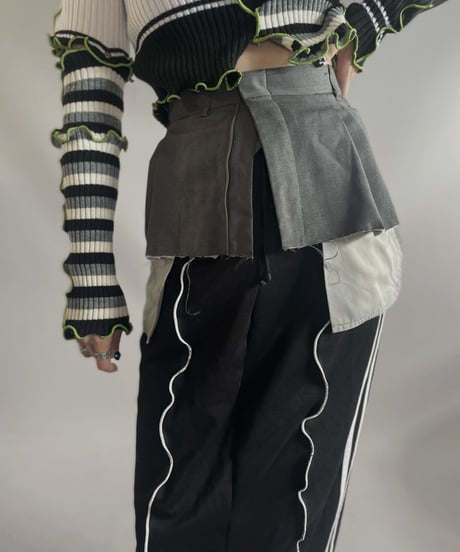 【RE;CIRCLE】 RE Suit Skirt / 231005-017