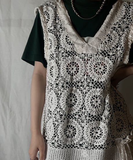 【RE;CIRCLE】 RE Lace N/S One-piece①/210714-005