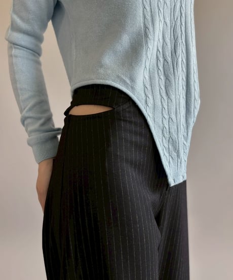 【RE;CIRCLE】 RE Rib Knit Leotard Top / 260416-001