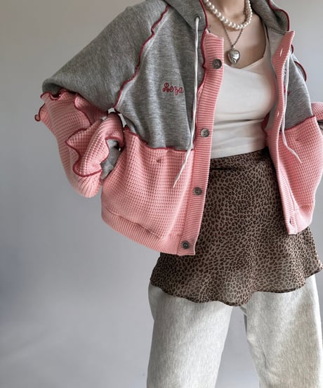 【RE;CIRCLE】 RE Mellow Hooded Knit Cardigan × TENBOX  /  250120-001