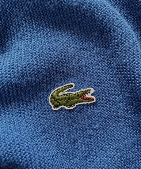 【USED】   LACOSTE Knit Top④/211126-010