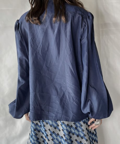 【USED】  Poly L/S Blouse/210921-025