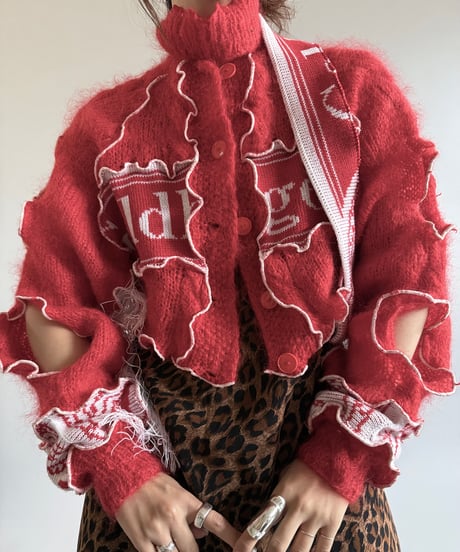 【RE;CIRCLE】 RE Mellow Knit Cardigan + Muffler  /  241226-003