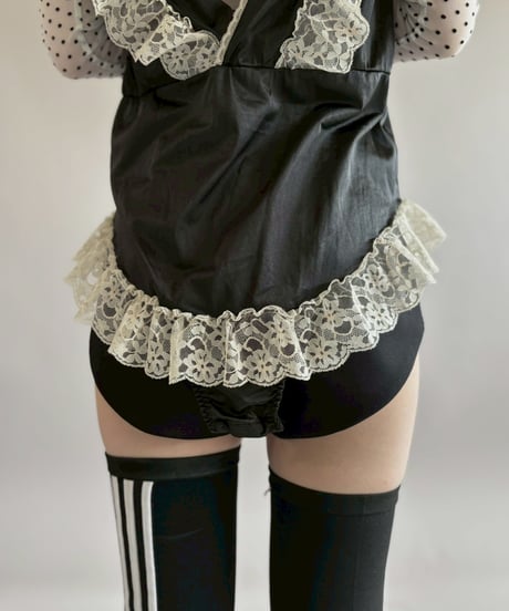 【USED】 Lace Design N/S Leotard Top / 260404-001