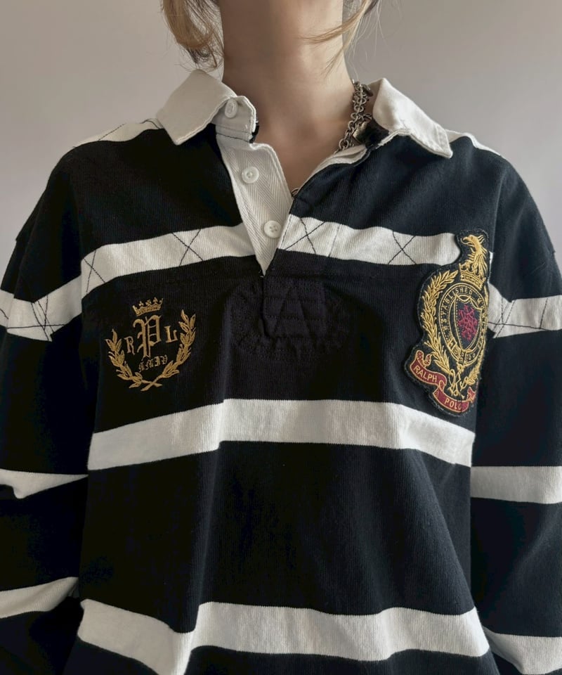 USED】 POLO by Ralph Lauren Rugby Shirt / 26022
