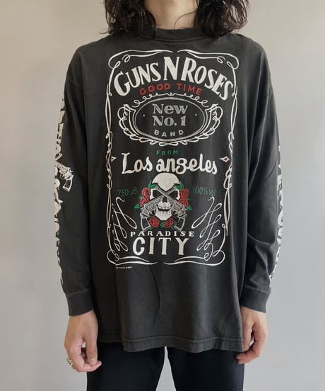 【USED】  Band T-shirt GUNS・N'・ROSES 1991s /230703-015