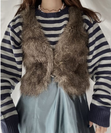 【USED】 Fur Vest / 220107-009