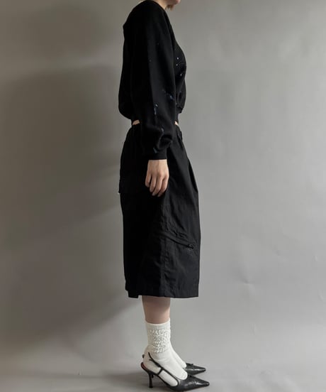 【USED】 Paint Short Sweat / 250925-001