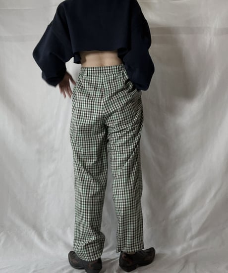【USED】 Plaid Pants/211014-052