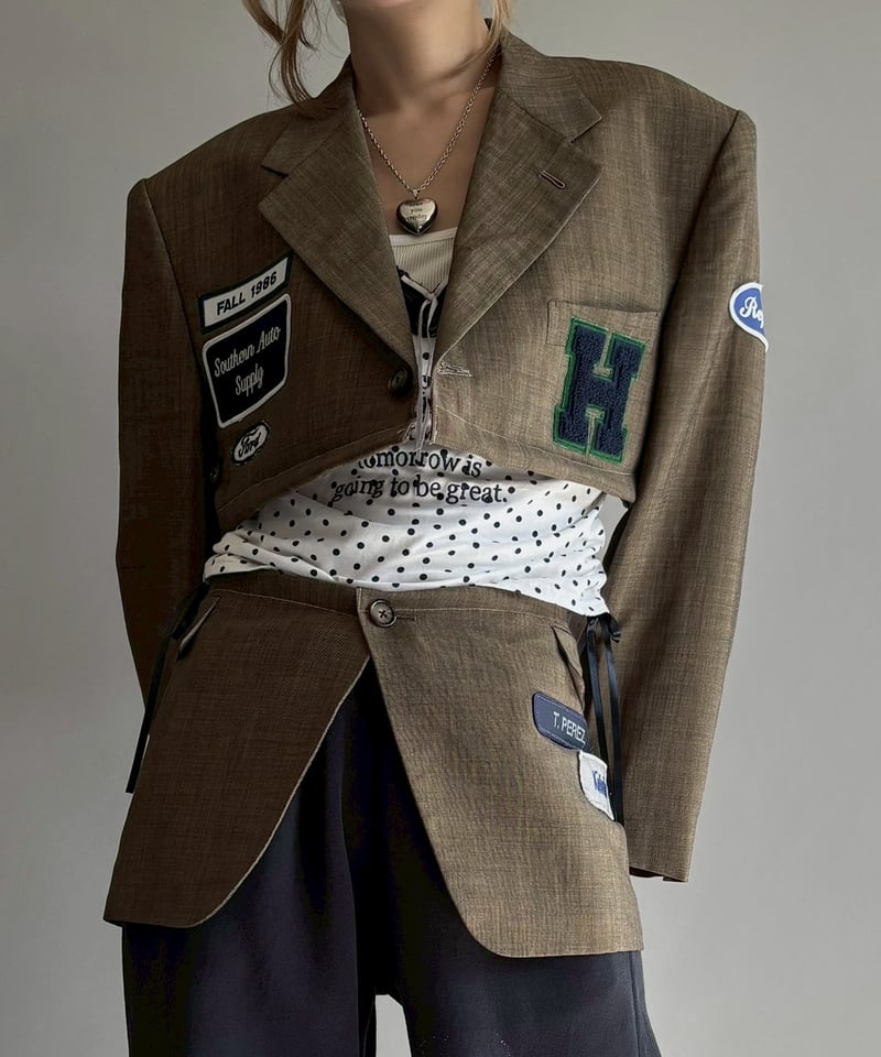 オリーブドラブ軍服 39R 赤い肩章付き RE;CIRCLE】 RE Suit Set up/ 251103-002 | THE T