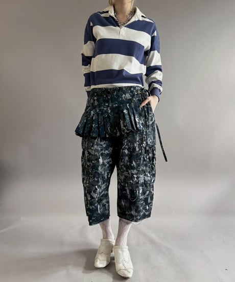 【RE;CIRCLE】 RE  Military Camouflage Wrap Skirt / 260226-010