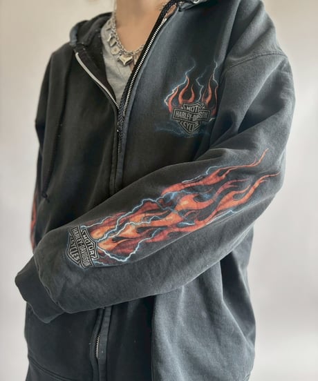 【USED】 08's HARLEY-DAVIDSON Zip Parka / 260418-044