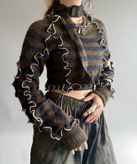 【RE;CIRCLE】 RE Mellow Knit + Tie/  251023-031
