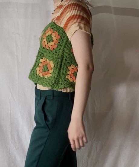 【RE;CIRCLE】 Granny Knit Camisole①/210404-007