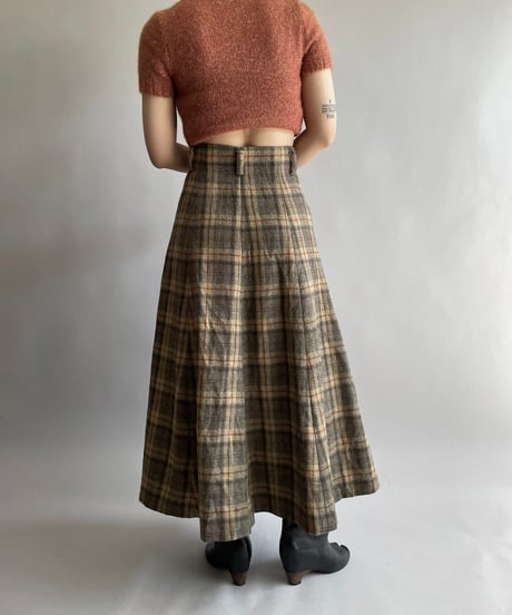 【USED】BURBERRY Lame S/S Knit Top /241006-030