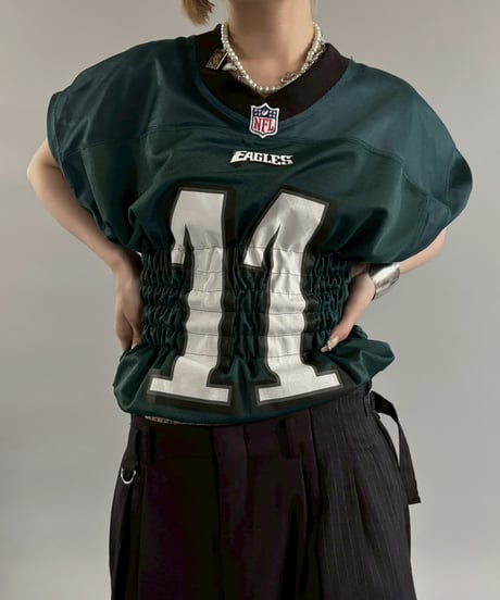 【RE;CIRCLE】 Shirring Football Shirt  /  250904-004