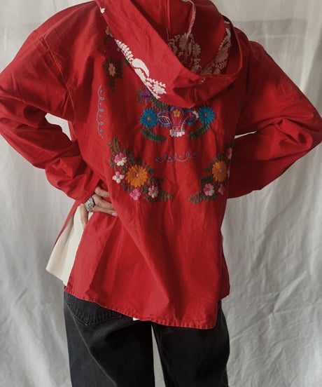 【RE;CIRCLE】RE Embroidery Ethnic Mexican Parker ⑦/210617-025