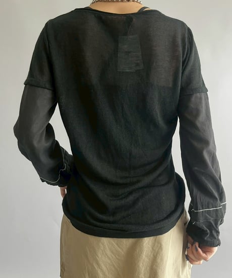 【USED】 Cop.Copine Design Sheer Top  /251014-034