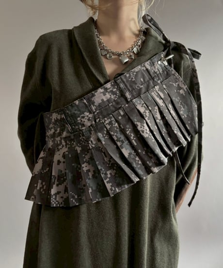 【RE;CIRCLE】 RE Military Camouflage Wrap Skirt / 260226-008