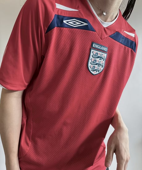 【USED】 UMBRO 08~10's ENGLAND Soccer Shirt/ 250607-055