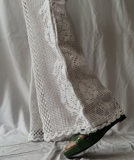 【RE;CIRCLE】 RE Crochet Pants① / 210630-010