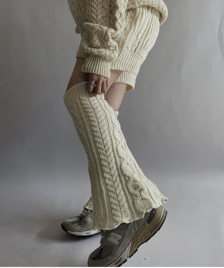 【RE;CIRCLE】 RE Alan Knit Leg Cover / 221006-024