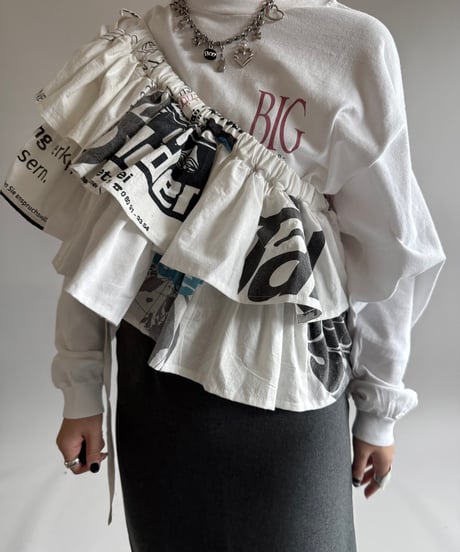 【RE;CIRCLE】RE Eco-Friendly Bag Rap Skirt/ 250313-003