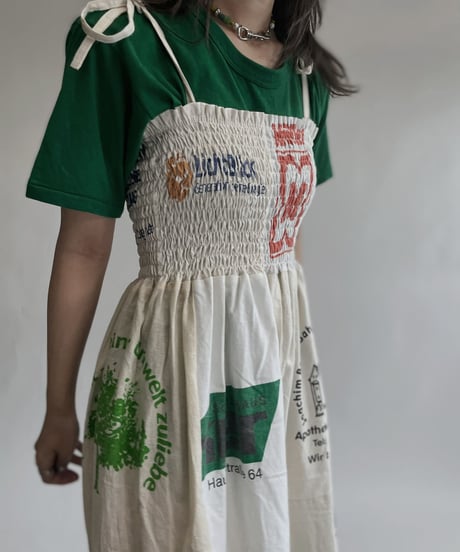 【RE;CIRCLE】 RE Eco-Friendly Bag Camisole One-piece / 220804-024