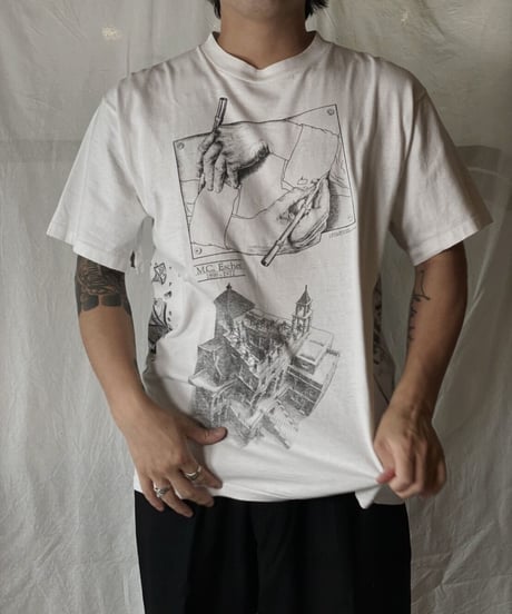 【USED】 S/S T-shirt M.C.Escher⑥/210617-041