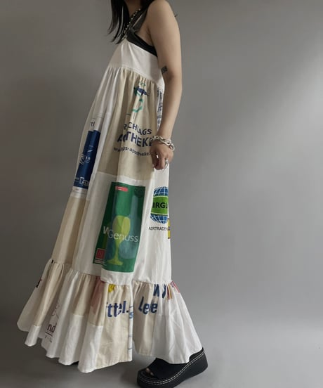【RE;CIRCLE】RE Eco-Friendly Bag Camisole Long One-piece / 230622-001