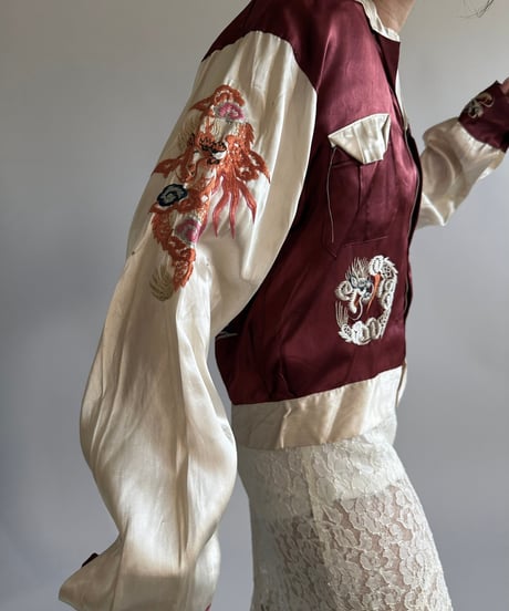【USED】 50's Vintage Souvenir Shirt /250104-006