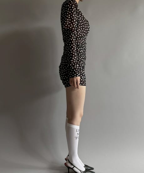 【USED】Dot pattern design top/250920-033