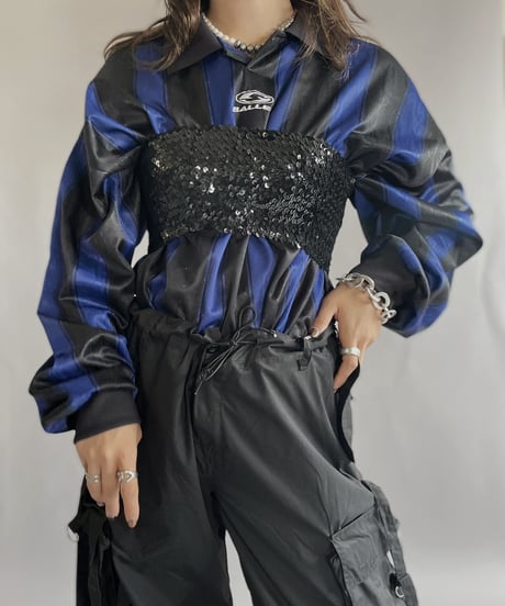 【USED】  Sleeveless Sequin Top / 221001-026