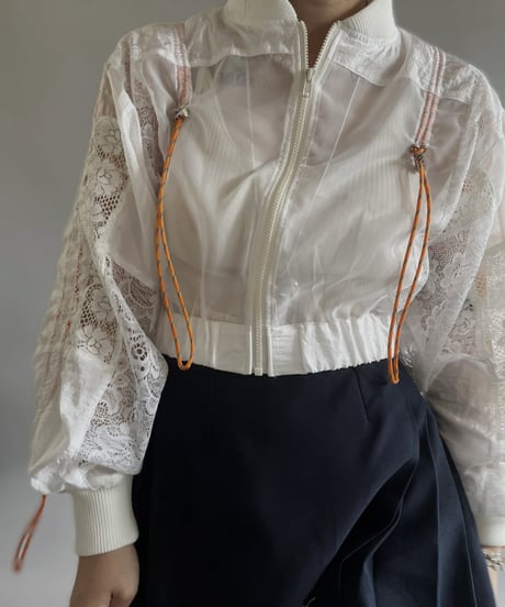 【RE;CIRCLE】 RE White Patch Short Blouson / 240509-005
