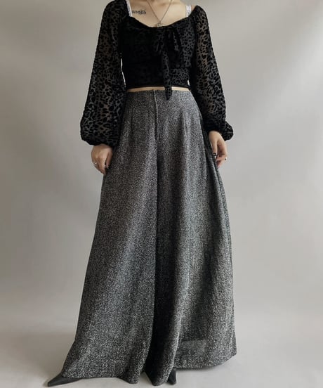 【USED】 Lame Wide Pants / 230923-010
