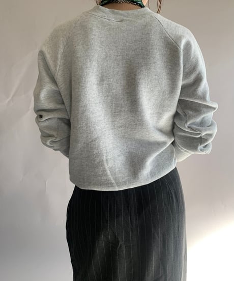 【USED】 Made in USA 90's Fruit of the Loom GRANDMA Hand Paint Sweat/241124-029
