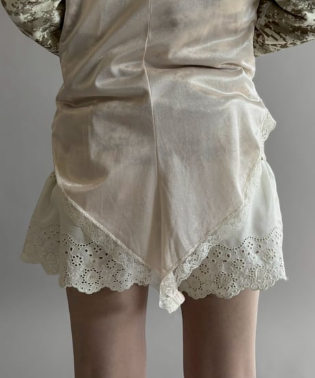 【USED】 Lace Lingerie Leotard Camisole Top / 260314-022