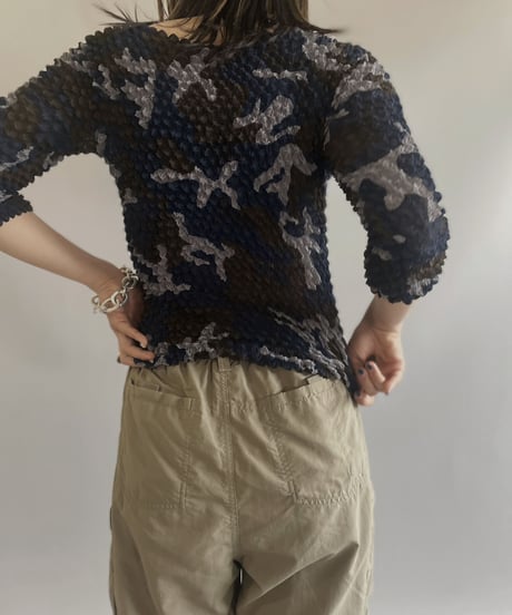 【USED】S/S Popcorn Top / 230708-013