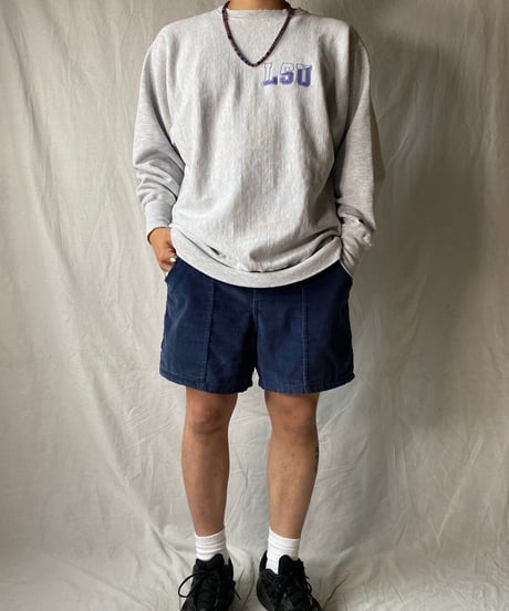 【USED】   90's Mexico Champion Reverse Weave Sweat LSU/210516-031