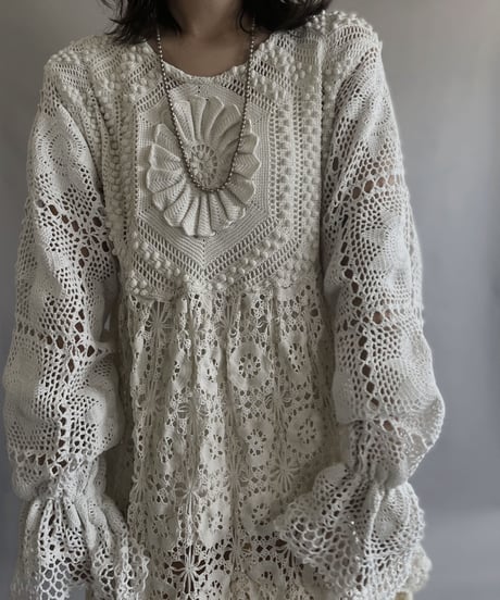 【RE;CIRCLE】 RE Crochet Lace One-piece / 230504-001