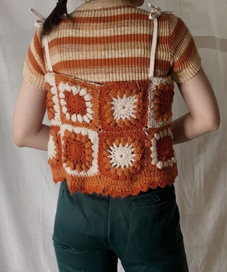【RE;CIRCLE】 Granny Knit Camisole②/210404-008