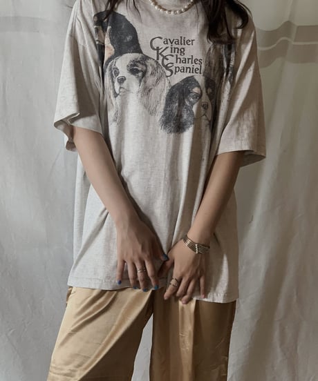 【USED】S/S T-shirt DOG⑥/210604-015